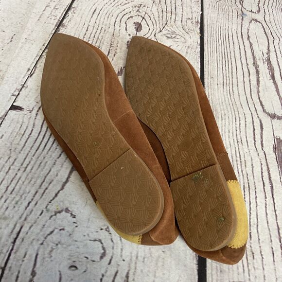 Seychelles Flat Shoes Womens 8.5‎ Brown Tedo Ballerina Director Casual - Picture 6 of 8